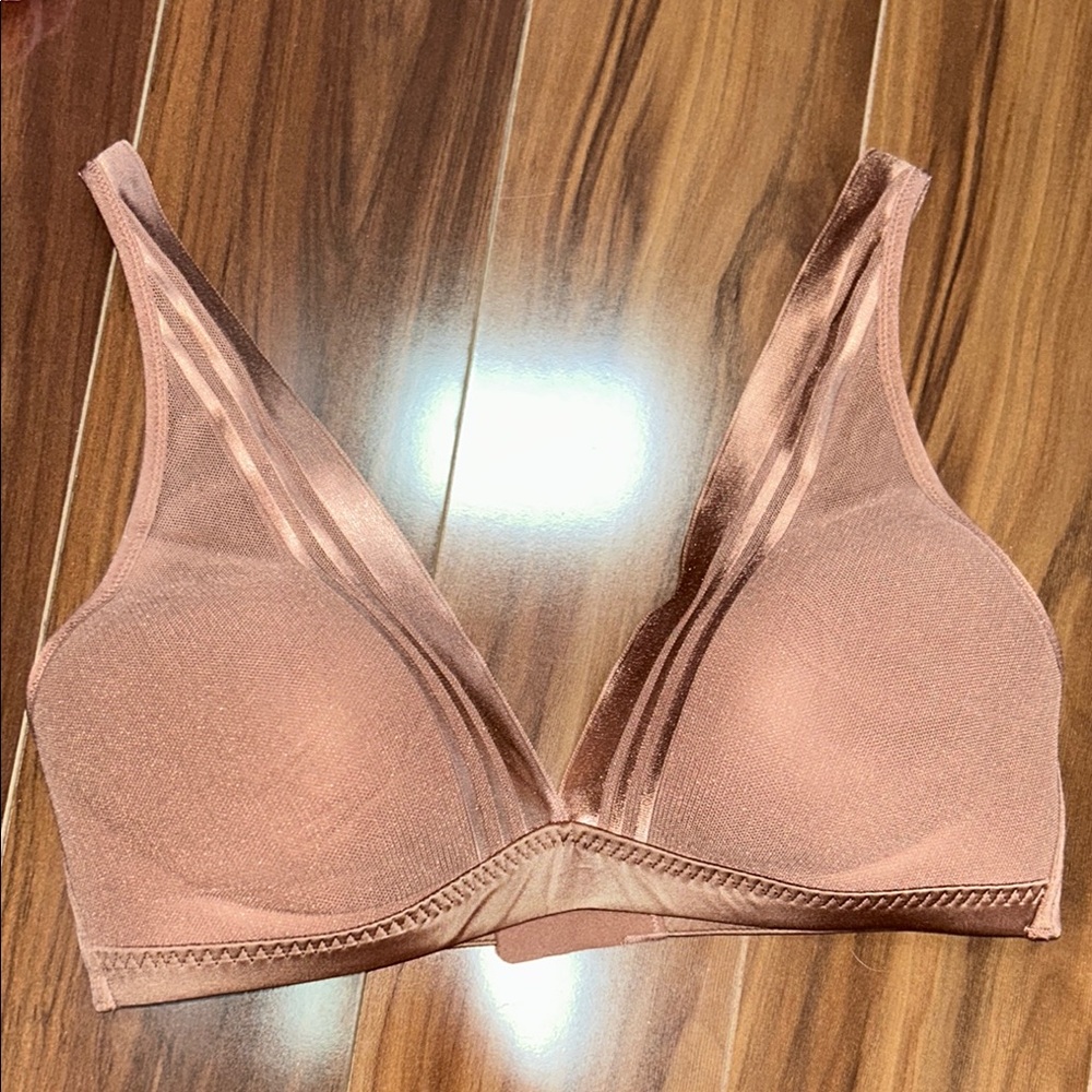 Medium Ambrielle Full coverage wireless bra brown